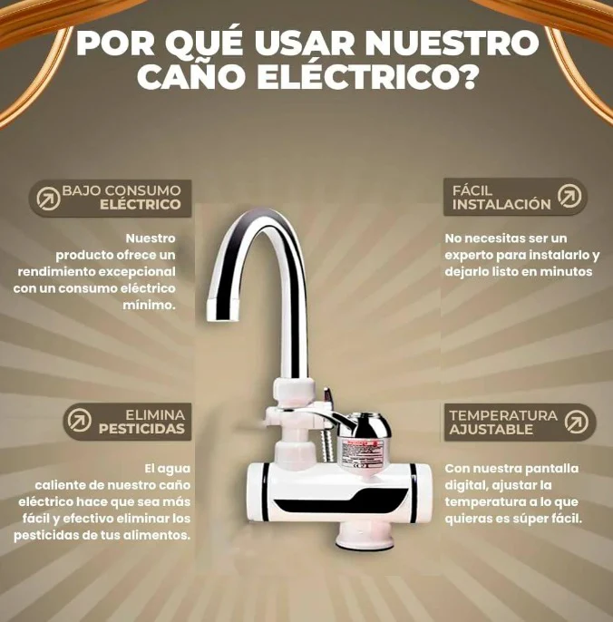 Grifo Eléctrico Calentador