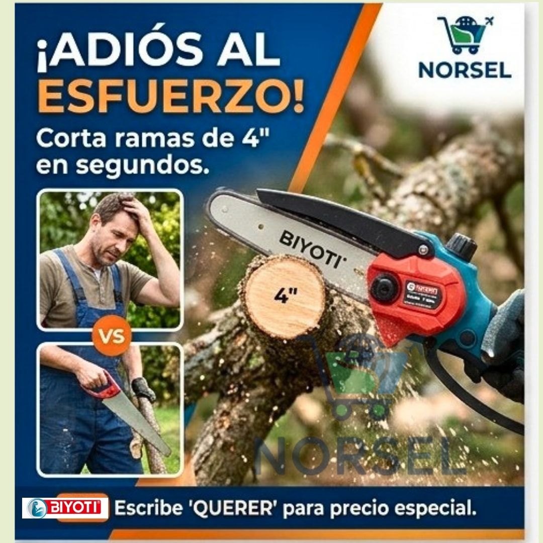 MOTOSIERRA BIYOTI 6 PULGADAS