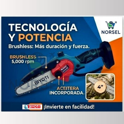 MOTOSIERRA BIYOTI 6 PULGADAS