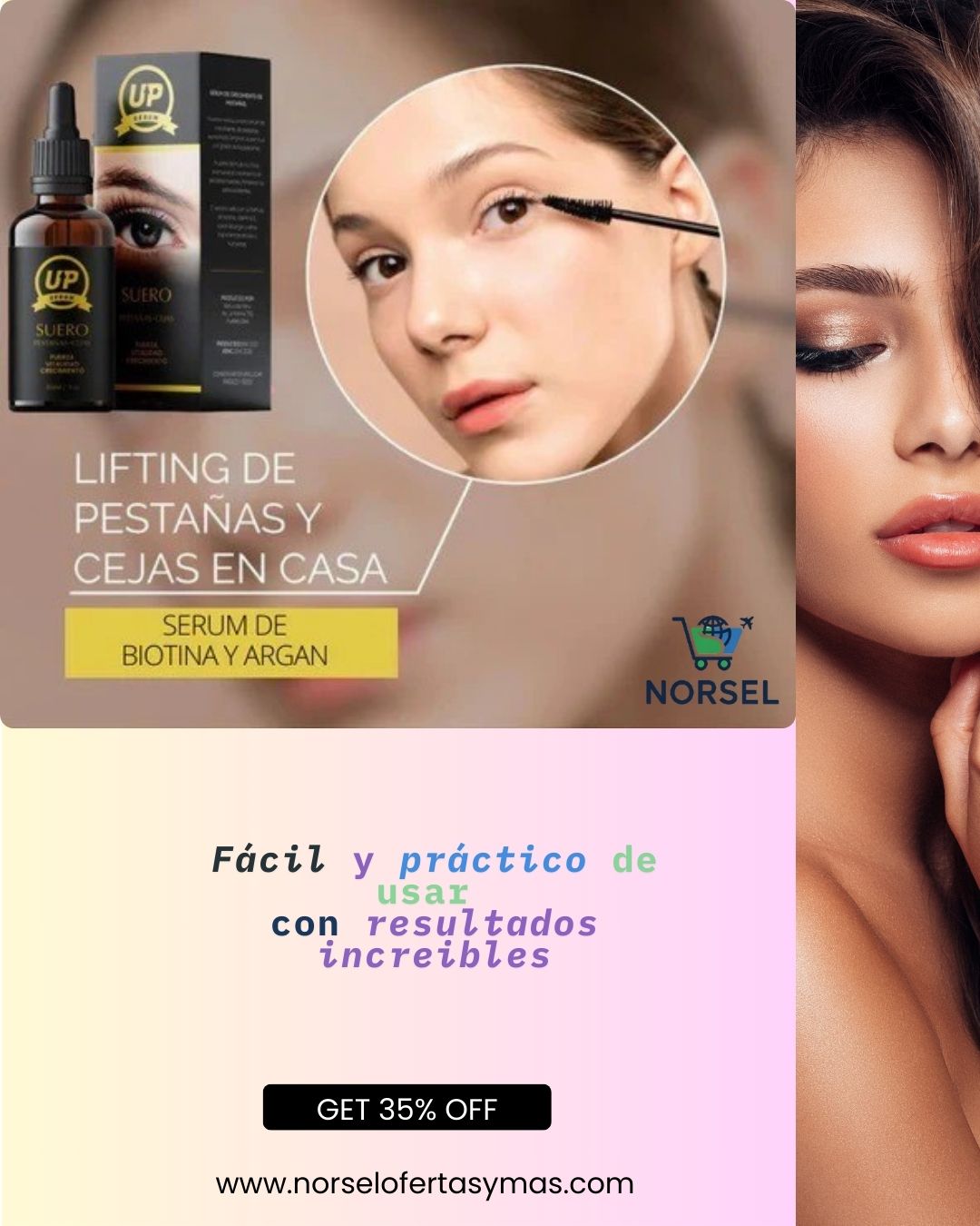 UP Serum de Pestañas -  Naturalmente Perfectas